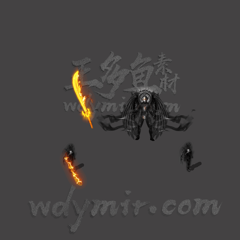 JJ-00024 1套复古单职业剑甲