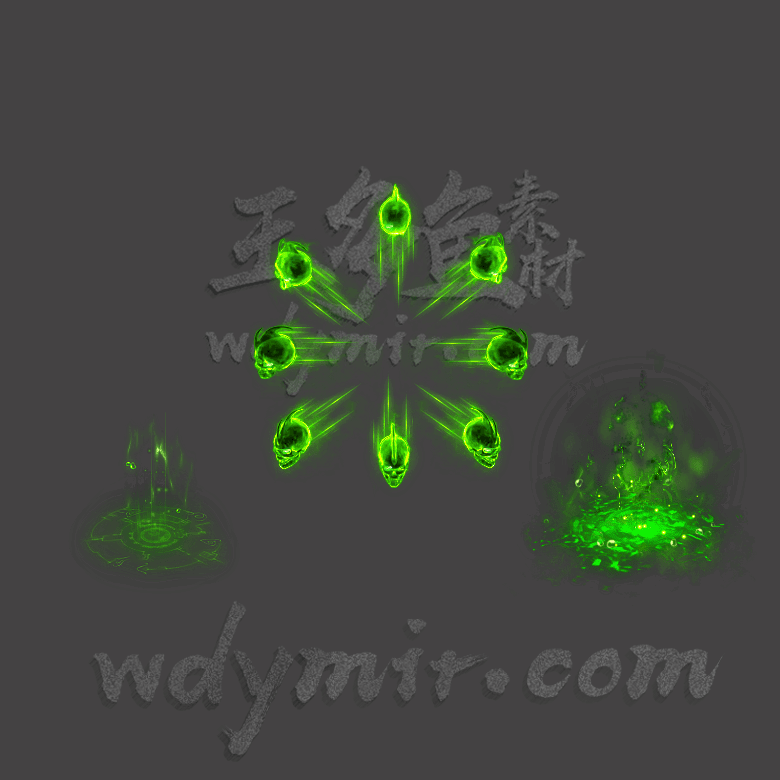 JN-020 1组骷髅施毒术技能