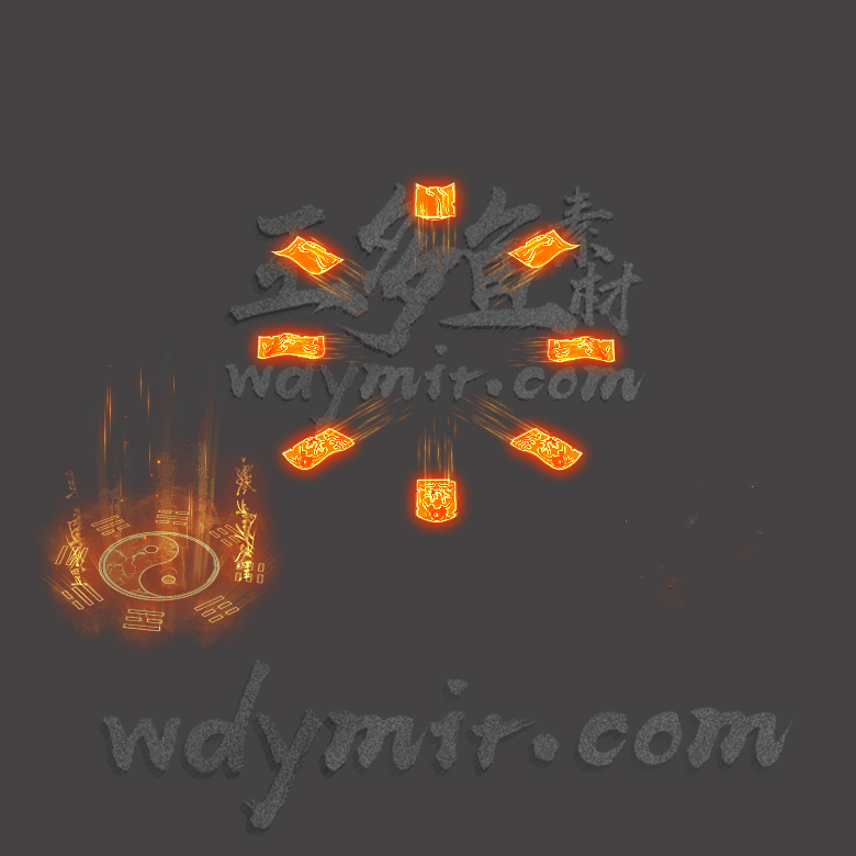 JN-023 1组灵魂火符技能特效