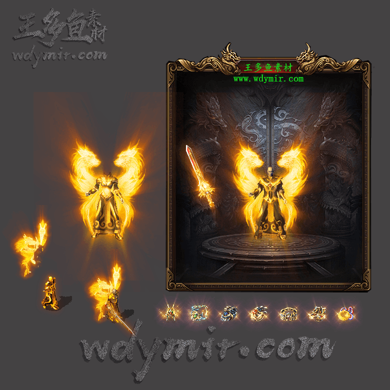 JJ-00037 1套男女剑甲首饰素材