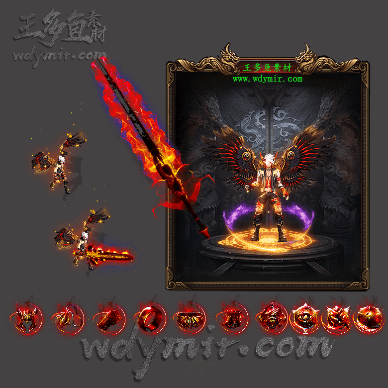 JJ-00081 1套单职业剑甲首饰