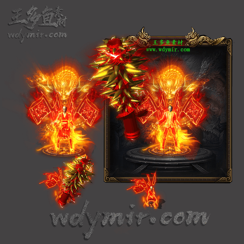 JJ-00082 1套男女剑甲素材