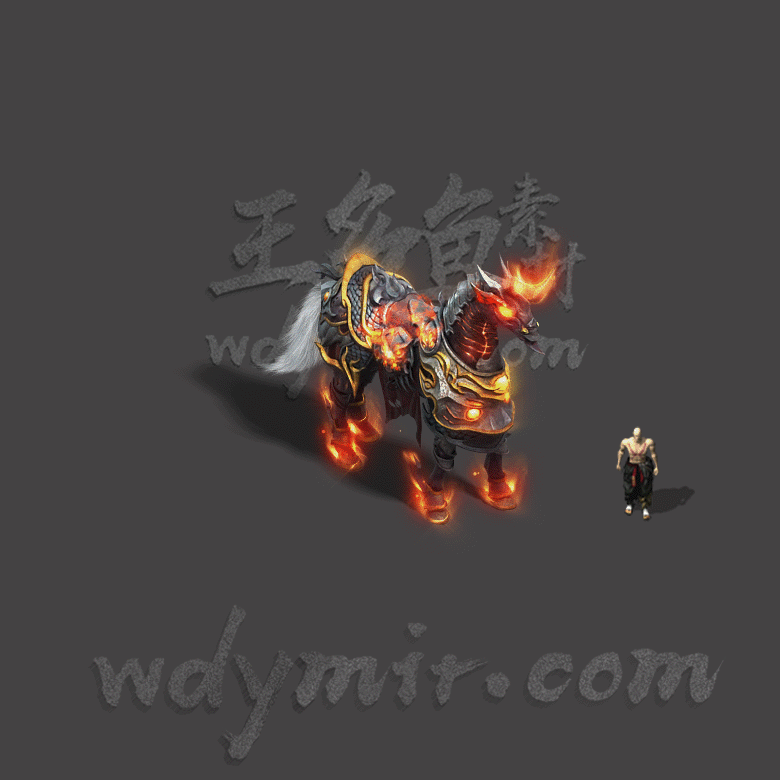 GW-0007 1只天马怪物素材