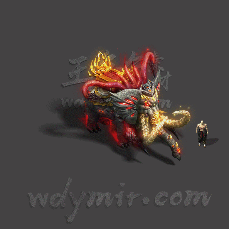 GW-0013 1只神象怪物素材