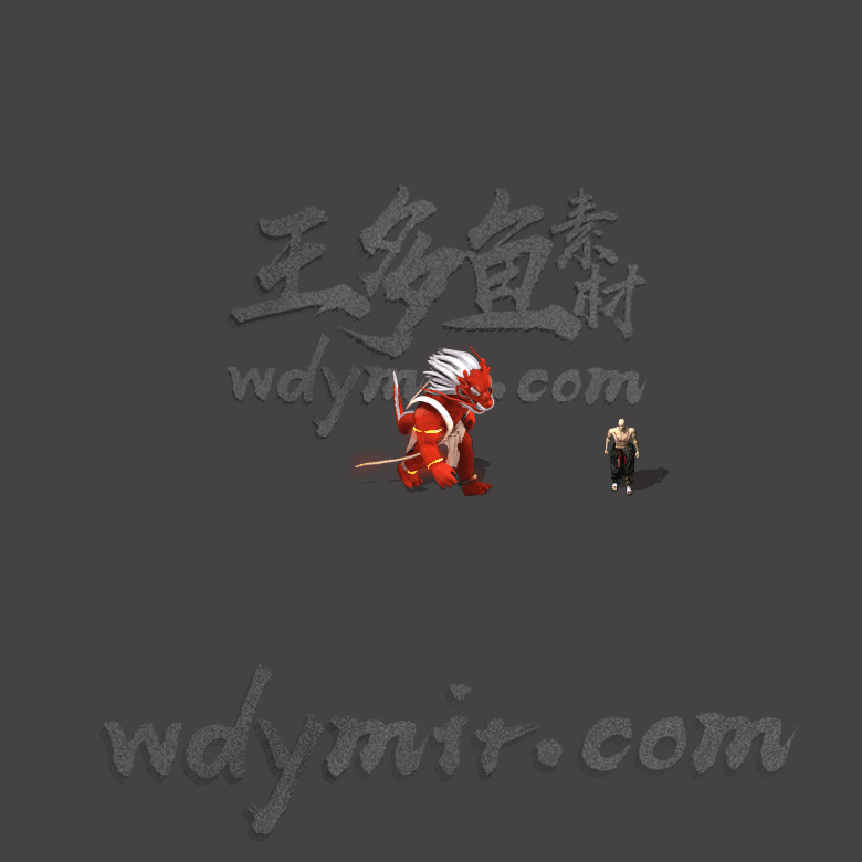 GW-0022 1只神兽宝宝怪物素材