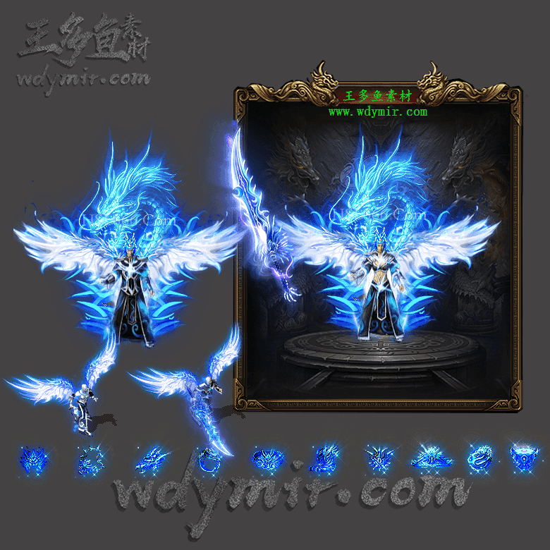 JJ-00175 1套男女剑甲首饰素材