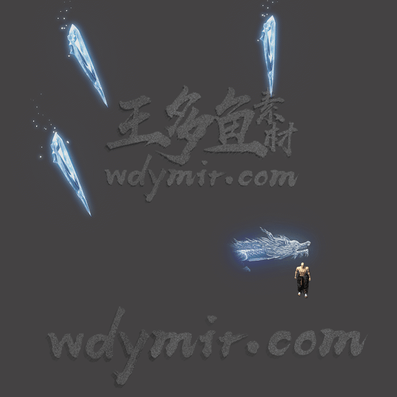 JN-052 1组神冰龙咆哮自定义技能特效