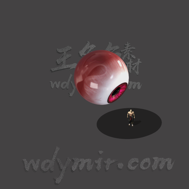 GW-0036 1组眼珠子BOSS怪物素材