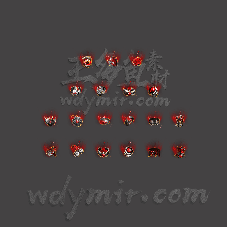 SS-00179 1套特效首饰素材